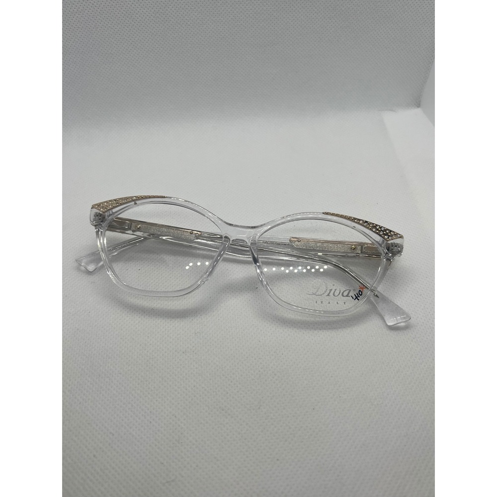 Diva 5523 Clear Rhinestone Embellished Glasses Frames‎ Eyeglasses